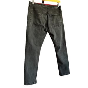 Kenneth Cole Mens Jeans Size 32 Black Denim Slim Fit Casual Goth Biker